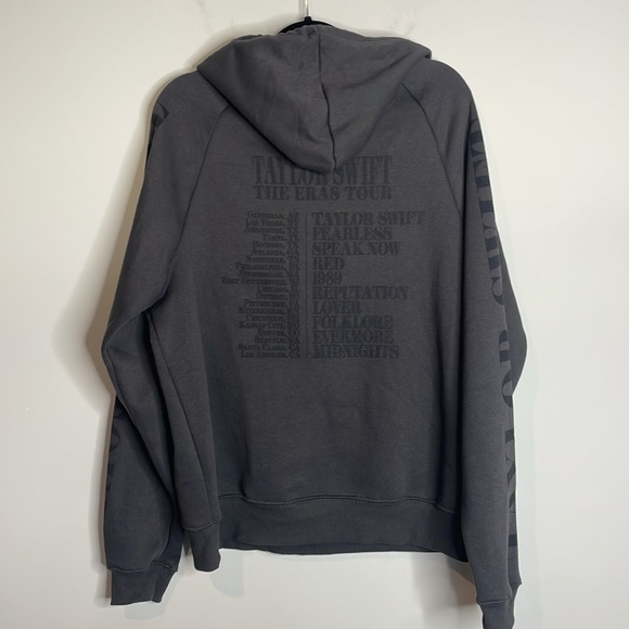 Taylor Swift | The Eras Tour Through LA Black Hoodie Unisex Size Small - Picture 6 of 6